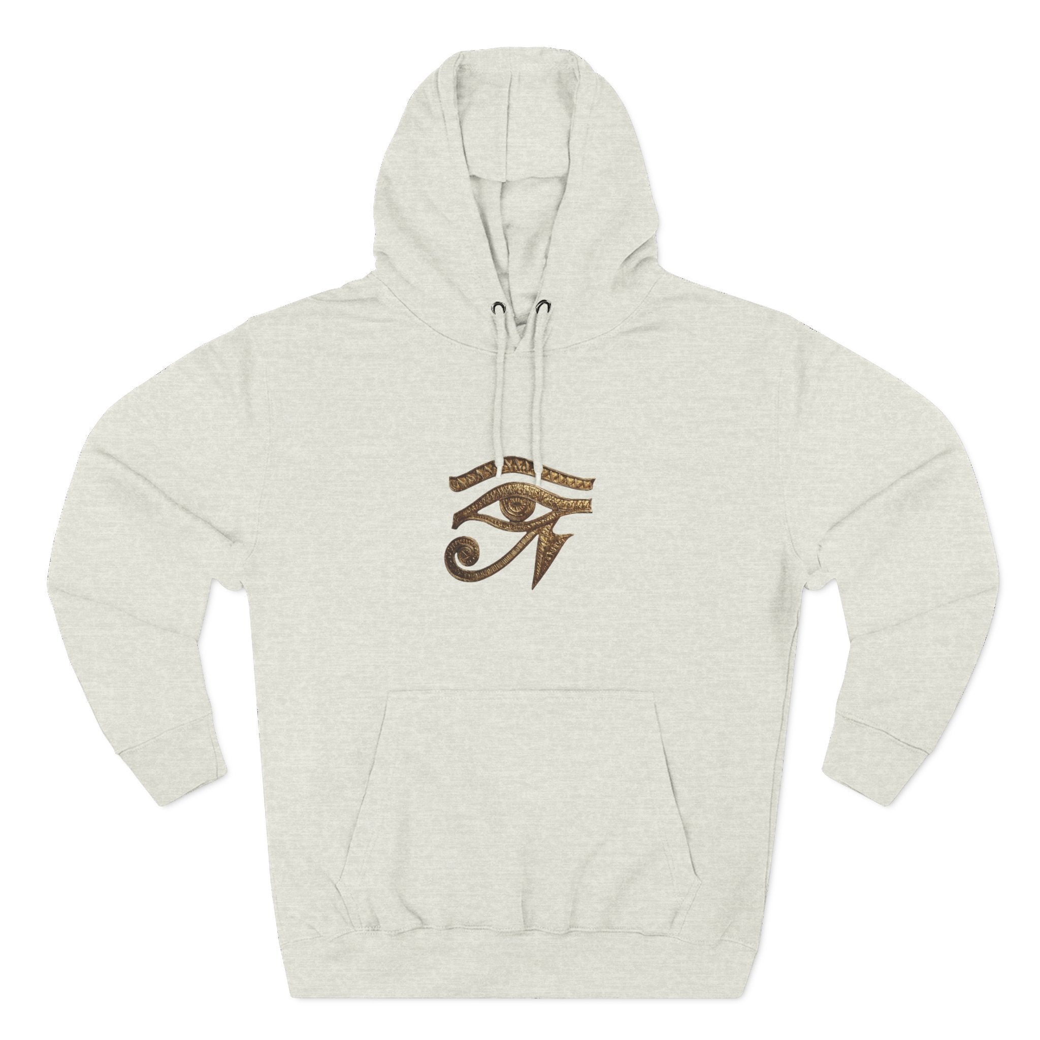 Eye of Horus hoodie | Egyptian symbol, spiritual protection, bronze design