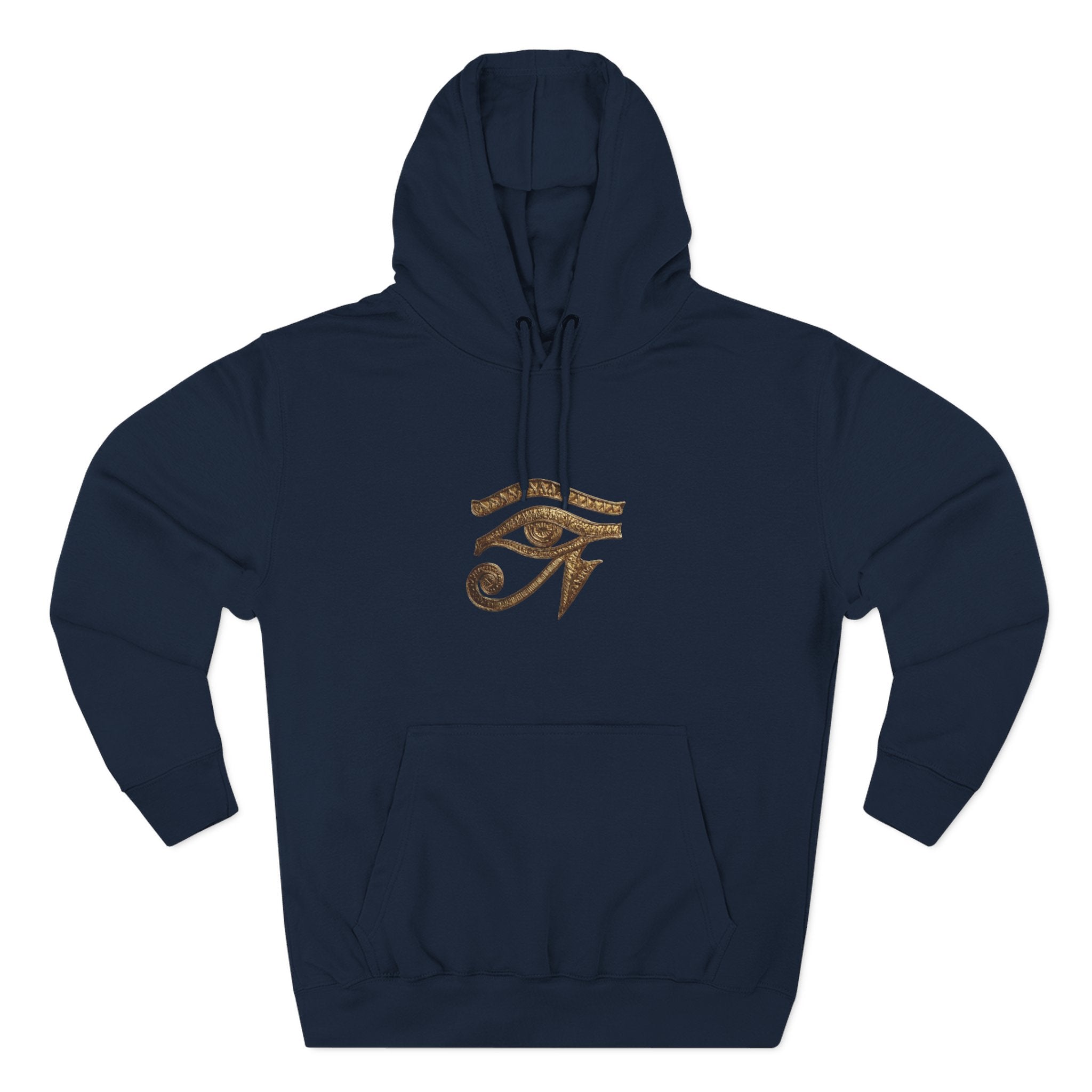 Eye of Horus hoodie | Egyptian symbol, spiritual protection, bronze design