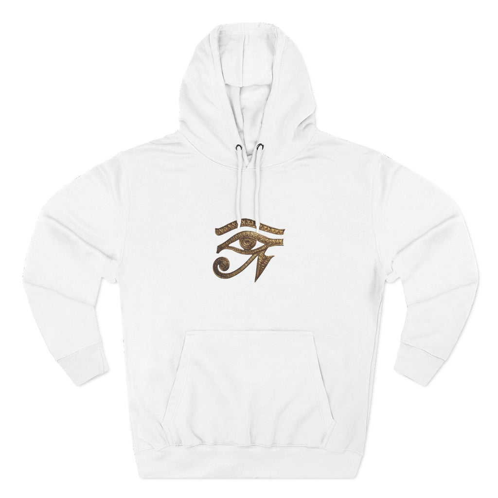 Eye of Horus hoodie | Egyptian symbol, spiritual protection, bronze design