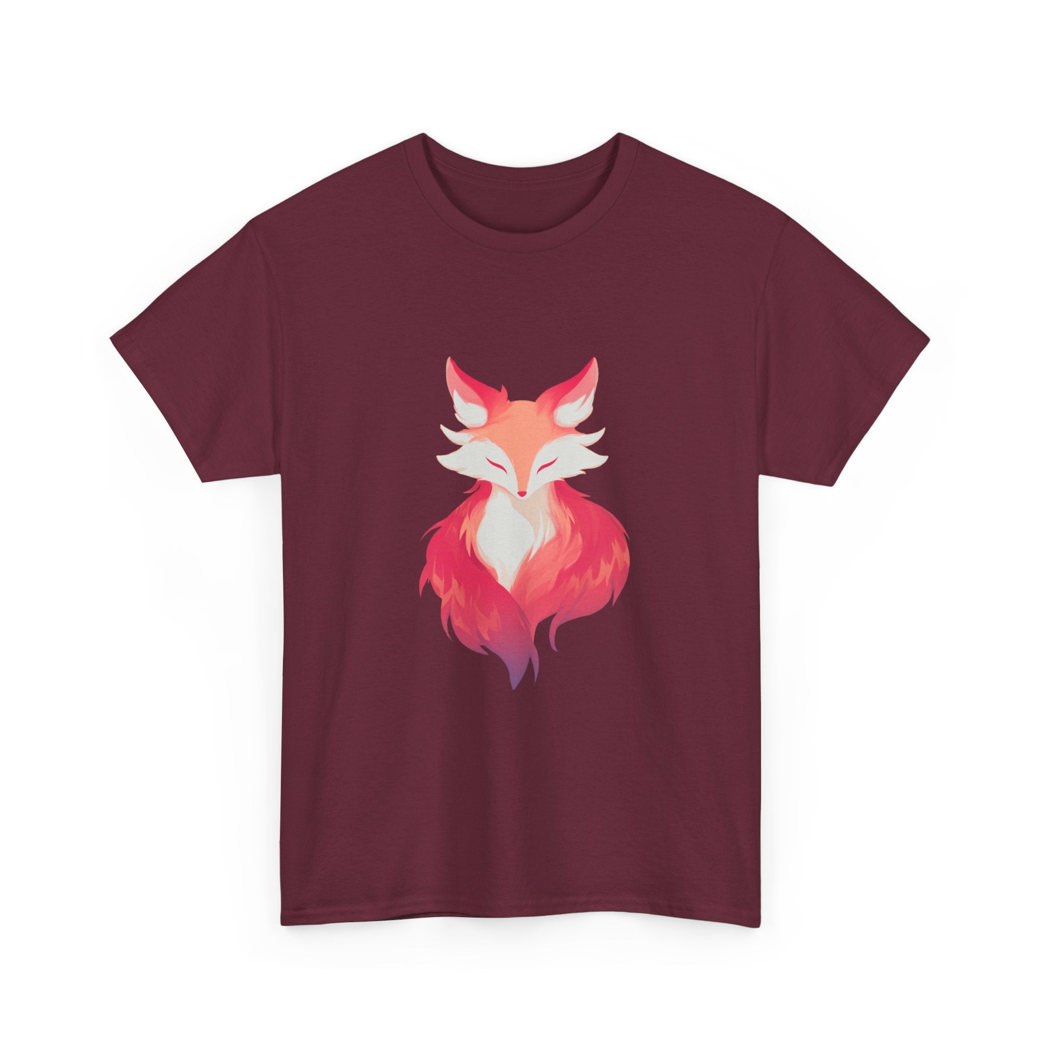 Watercolor Fox Illustration Tee | Stylized Fox Portrait Shirt