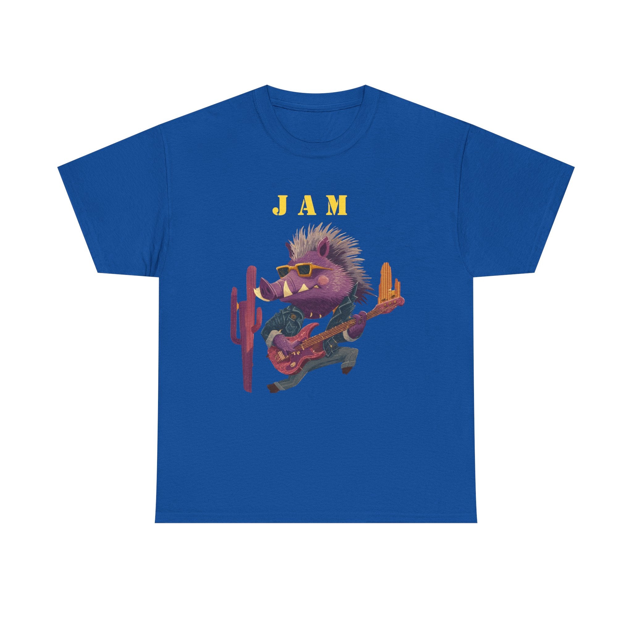 Jam Porcupine Guitar Tee | Desert Cactus Rock Music Shirt