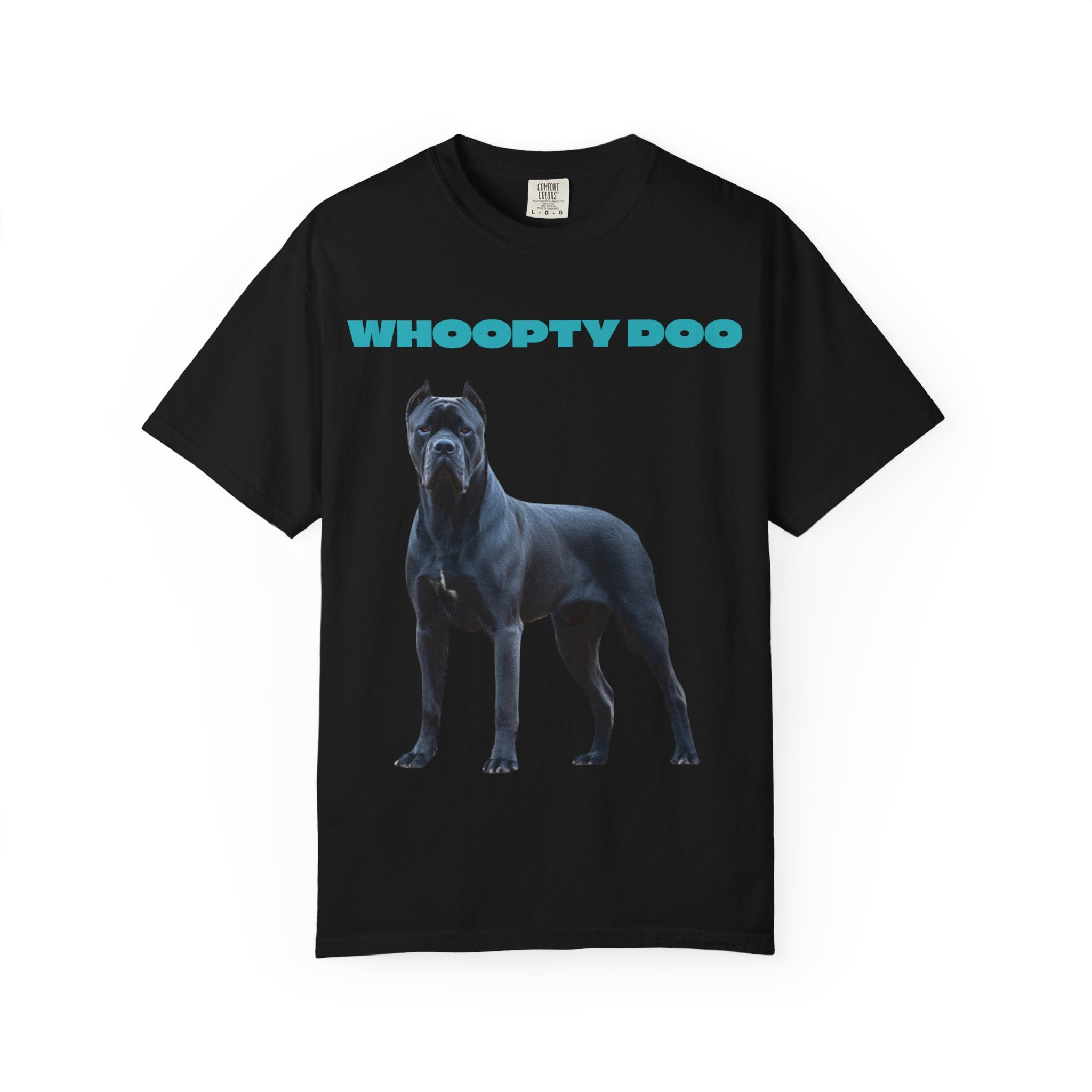 Whoopty Doo Unisex Garment-Dyed T-Shirt, Casual Tee, Dog Lovers Gift, Quirky Apparel, Fun Pet-Themed Shirt, Unique Gifts for Men and Women