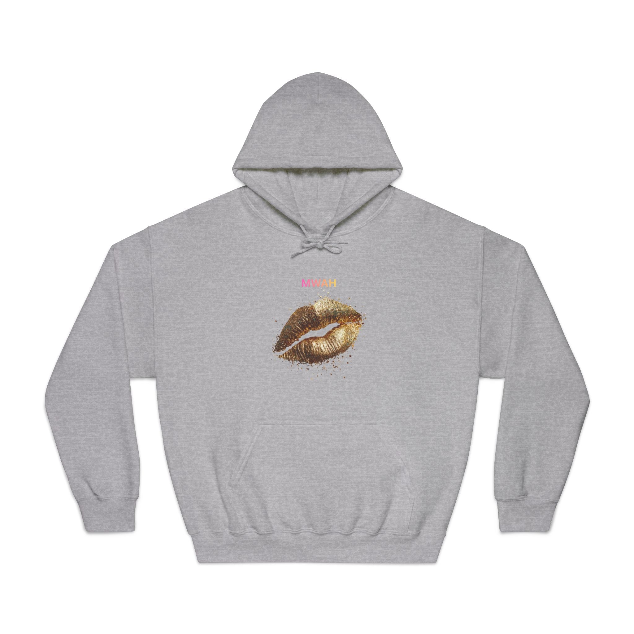 Gold Foil  Print Hoodie |  Mwah Graphic