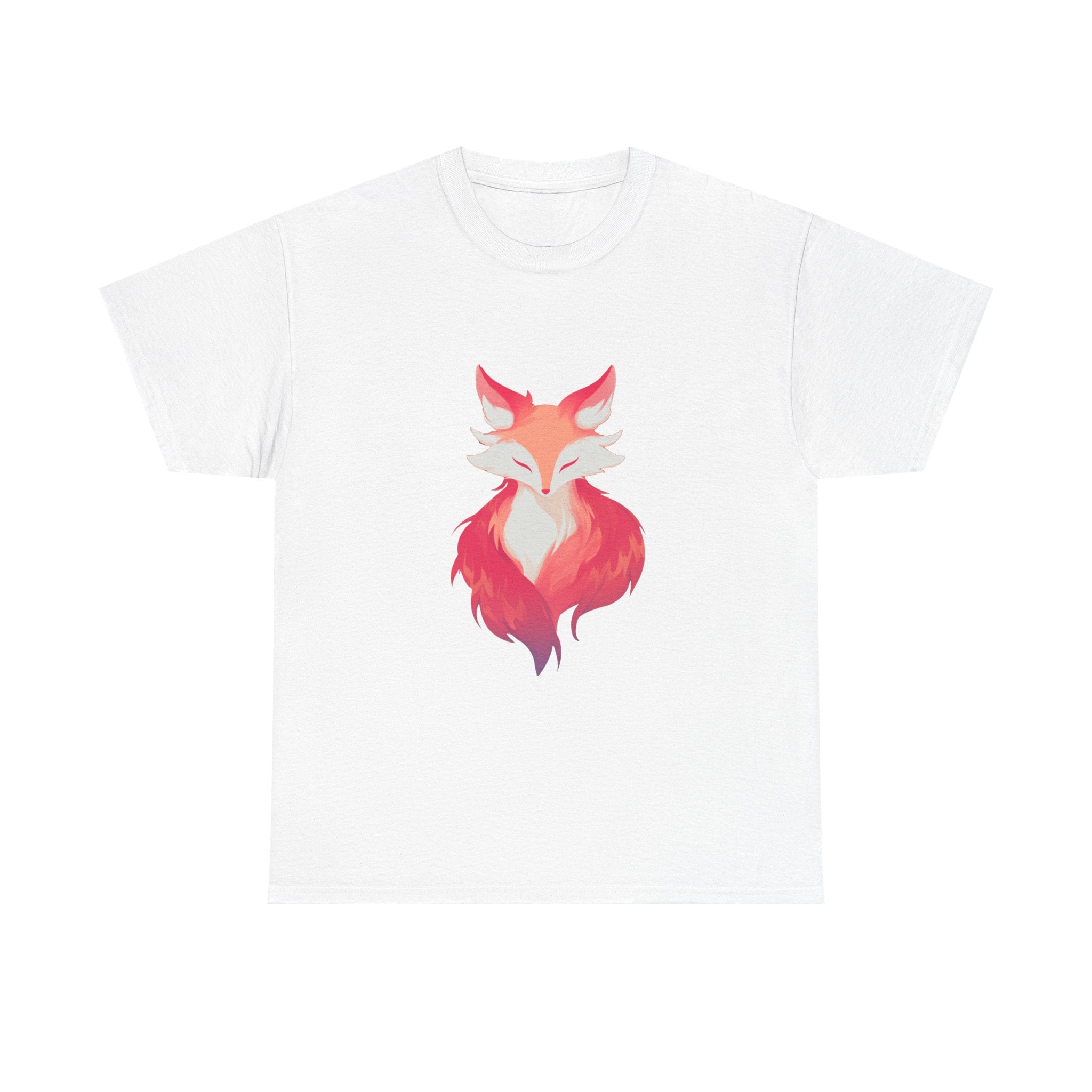 Watercolor Fox Illustration Tee | Stylized Fox Portrait Shirt